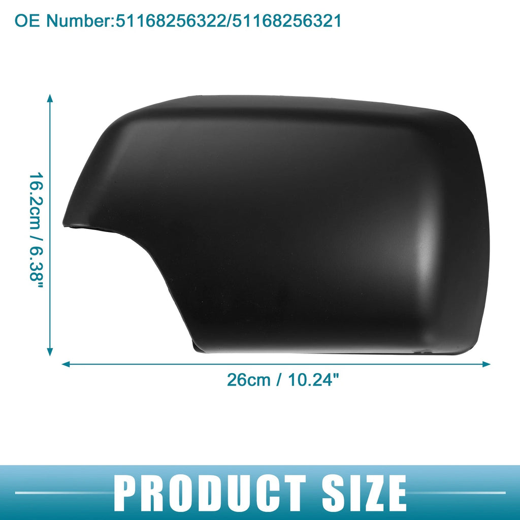 1 Pair Rearview Mirror Cover Cap for BMW X5 (2007–2013) NO.51168256322/51168256321