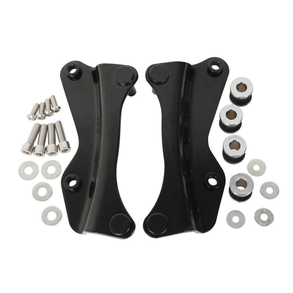 Backrest Sissy Bar Luggage Rack & 4 Point Docking for Harley Touring (2014–2024)