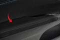 Armrest Door Panel Cover Leather for Toyota Avalon (2013–2018) Blue Stitch