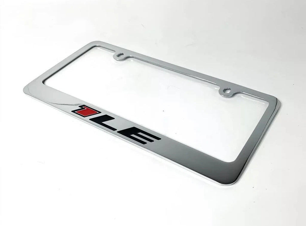 Chrome License Plate Frame Premium Engraved for Chevy Camaro 1LE (2016–2024)