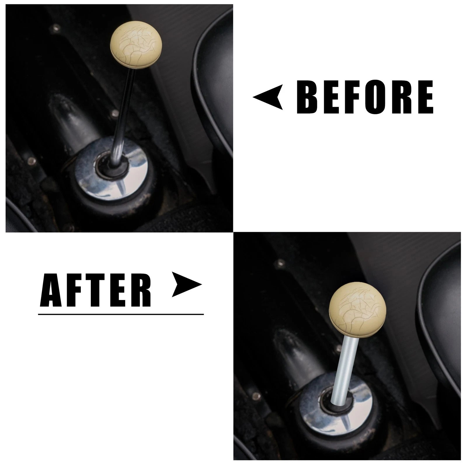 3" Shift Knob Aluminum Alloy M10x1.25 for Nissan Mazda 