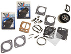 2X Mikuni Dual Carburetor Rebuild Kit & Base Gaskets for SeaDoo 951 (1998–2002)