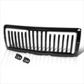 Vertical Slat Front Bumper Grille + L-Shape LED Bar for Chevy Silverado 1500 (2014–2015)