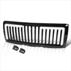 Vertical Slat Front Bumper Grille + L-Shape LED Bar for Chevy Silverado 1500 (2014–2015)