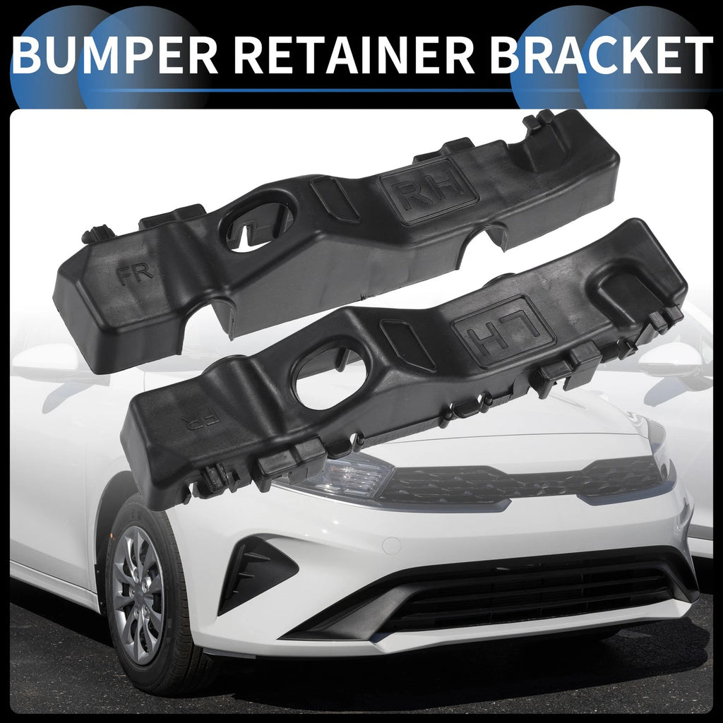 1 Pair Front Bumper Retainer Bracket No. 86551M6000 for Kia Forte (2019–2021)