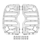 Front Driver Floorboards Foot Pegs for Harley Touring Street Glide (84-17)