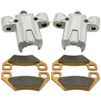 Front Left Right Brake Calipers W/Pads for Arctic Cat (1502-731, 1502-730)
