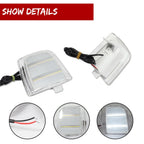 2X Clear White LED Side Corner Lights for Chevrolet Astro GMC Safari (1995–2005)