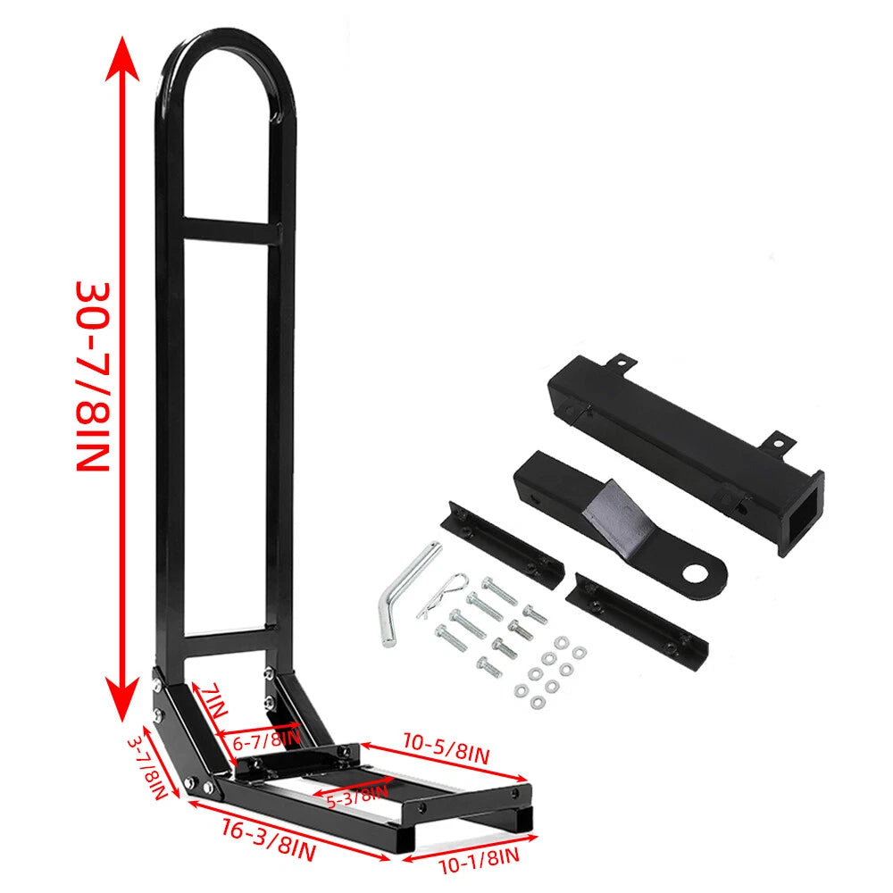 Rear Seat Trailer Hitch + Safety Grab Bar for EZGO Yamaha Club Car