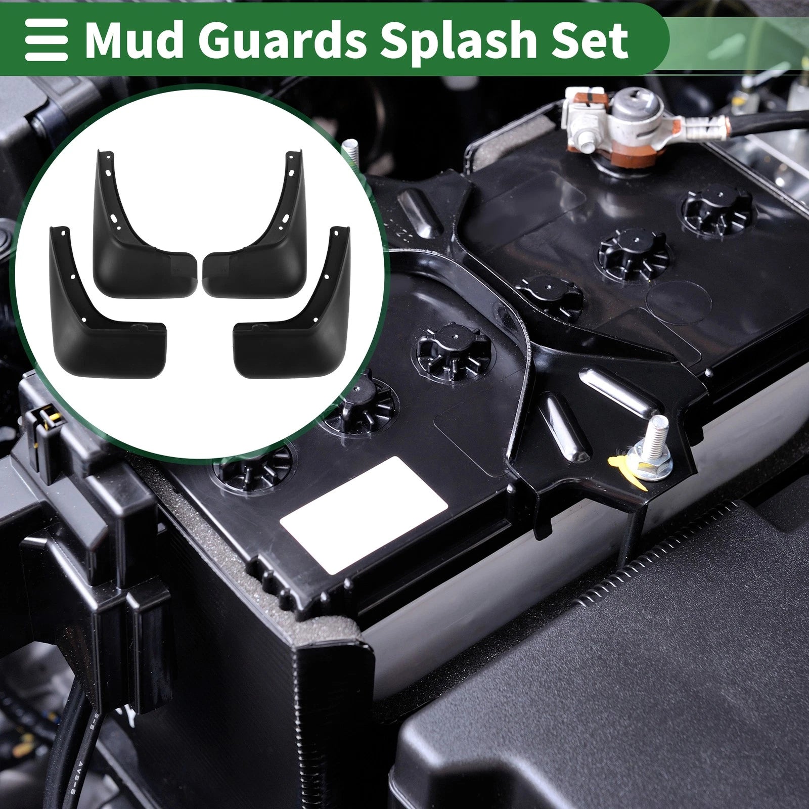 Mud Flaps Splash Guards for Hyundai i30 (2009–2015) W/ Mount Accessories