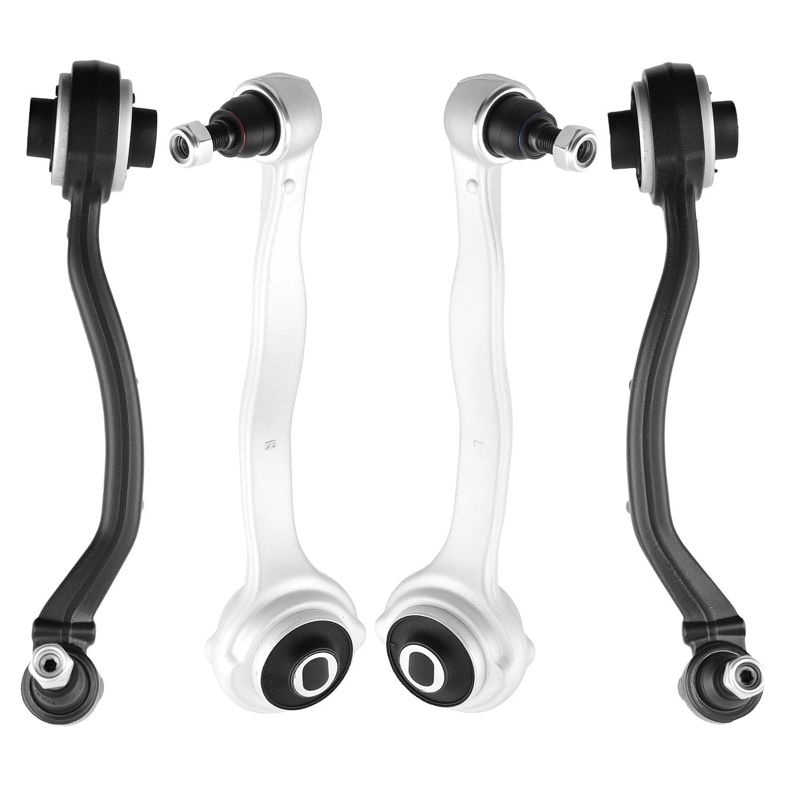 4x Front Lower Forward Rearward Control Arm Ball Jiont For Mercedes-Benz 2001-08