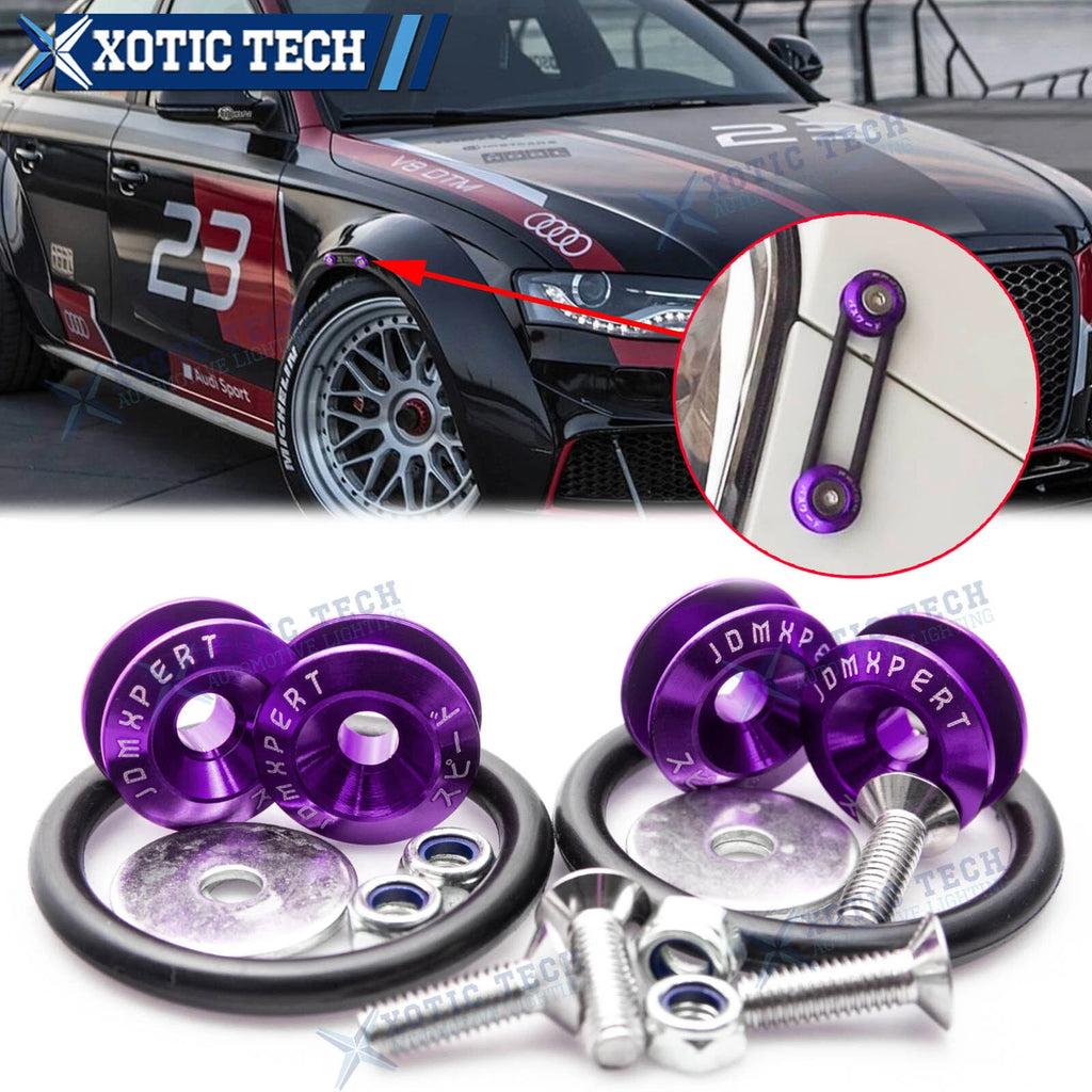 Quick Release Fastener Kit for Audi A3 A4 A5 Purple Hatch Lids (2010–2014)