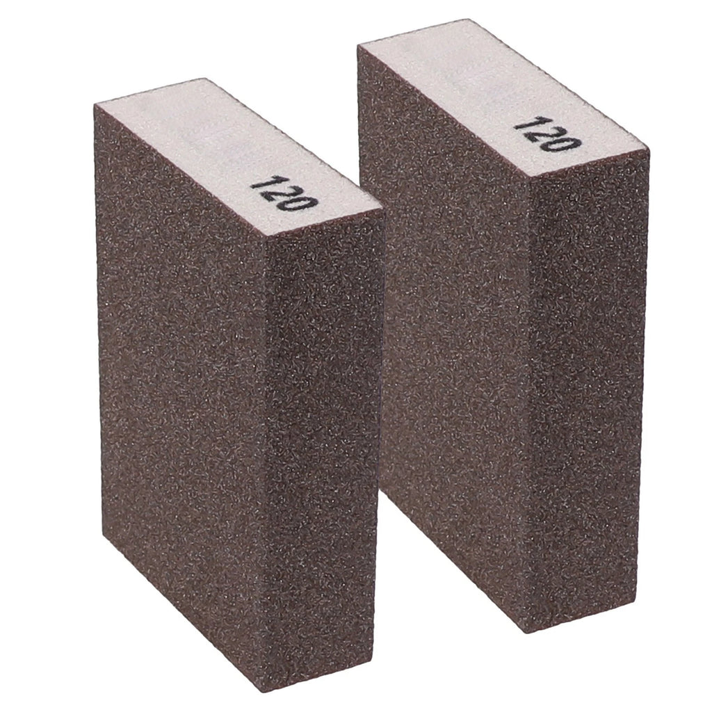 2X Grit 60320 Sanding Sponge Blocks for Versatile Sanding Tasks