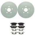 Bosch QuietCast Rear Rotors & Ceramic Brake Pads for Corolla Matrix Vibe (2003–2013)
