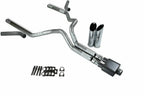 Dual Exhaust Kit for Chevy GMC 1500 (2019–2025) 3" with Slash Tips