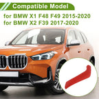 Door Panel Handle Pull Trim Cover for BMW X1 (15-20) Red