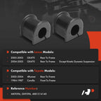 Rear Sway Bar Bushing for Toyota Corolla 1984-1987, 4Runner/Lexus (2-Pack)