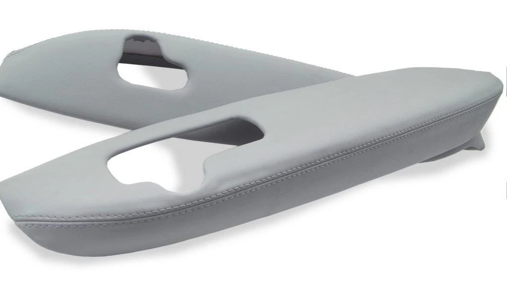 Leather Synthetic Door Panel Armrest Cover for Acura RL (2005–2012) Gray