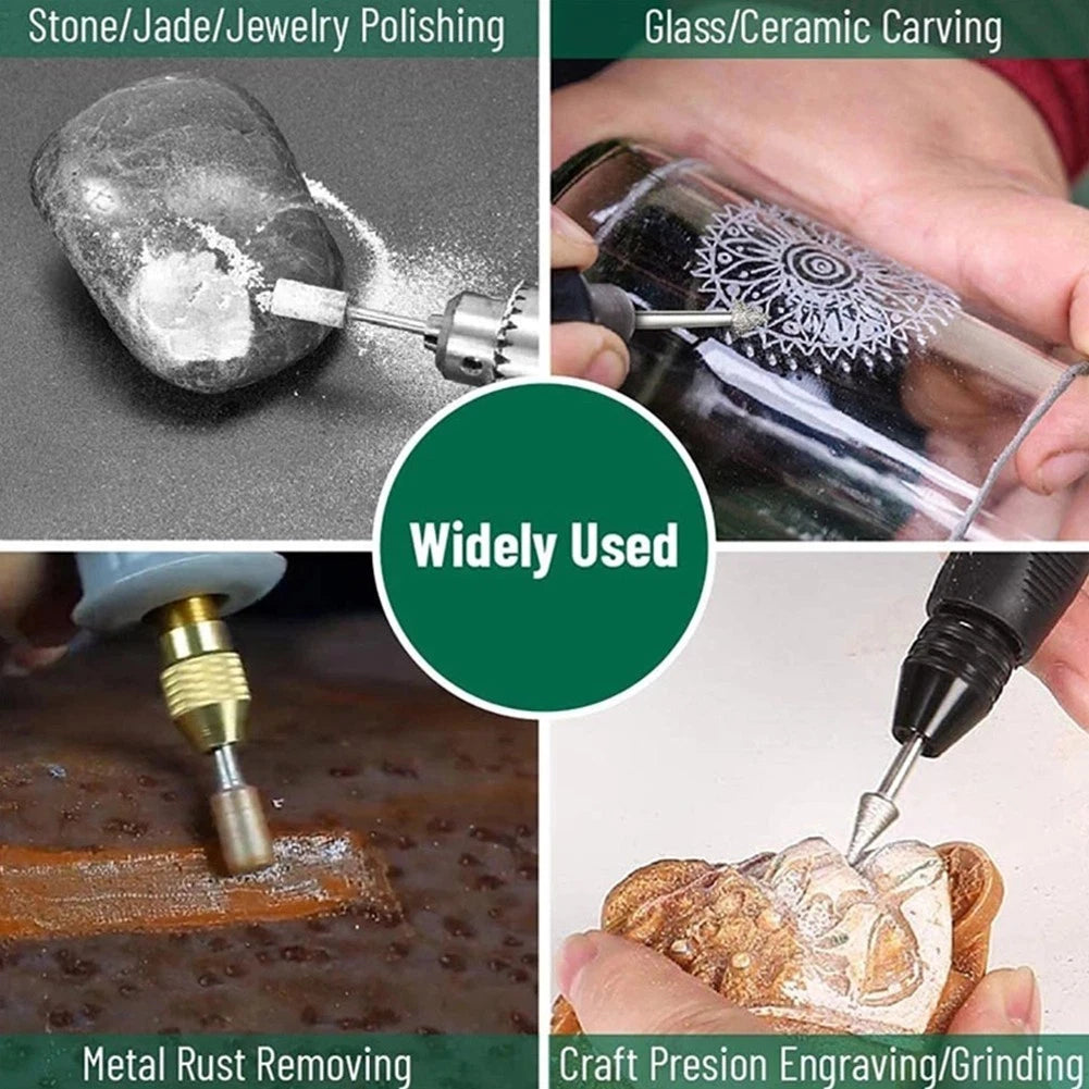 30-Piece Electric Grinder Accessory Set for Wood Glass Metal