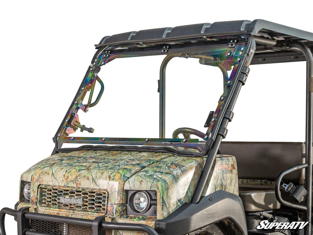 Scratch Resistant Flip Windshield for Kawasaki Mule 4000/4010 (2008–2018)