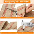 1PC Heavy Duty Jute Webbing Tape 3.5" x 10 Yd for Chair Repair