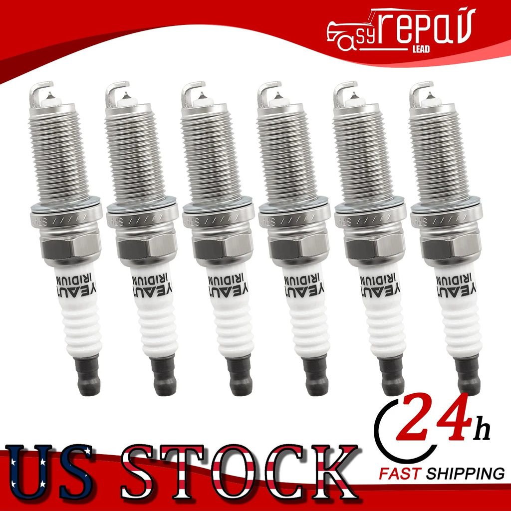 6x Ignition Coil & Spark Plug for BMW 528xi X3 X5 (2006–2010)