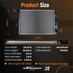 Radiator for Chevy GMC Silverado Sierra 2500HD 3500HD (2007–2019)