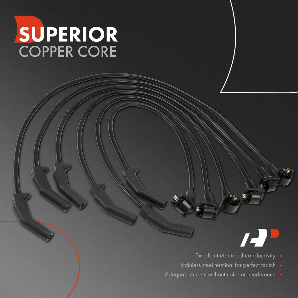 6x Spark Plug Wire Sets for Ford Thunderbird Mercury Cougar (1989-1995)