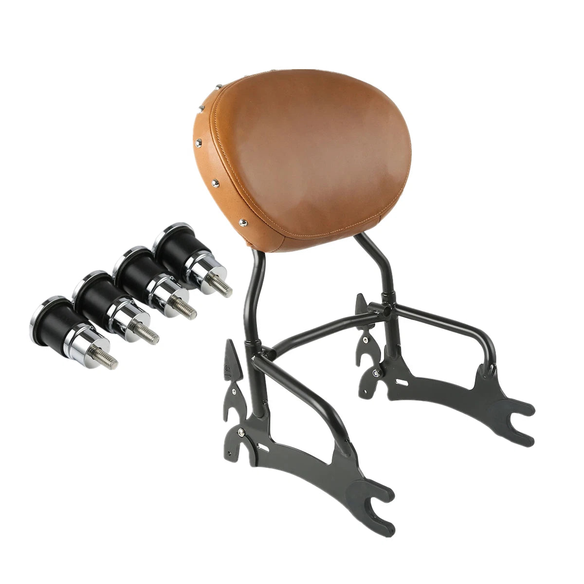 12" Backrest Sissy Bar & Quick Release Spools for Indian Chieftain (2014–2022)