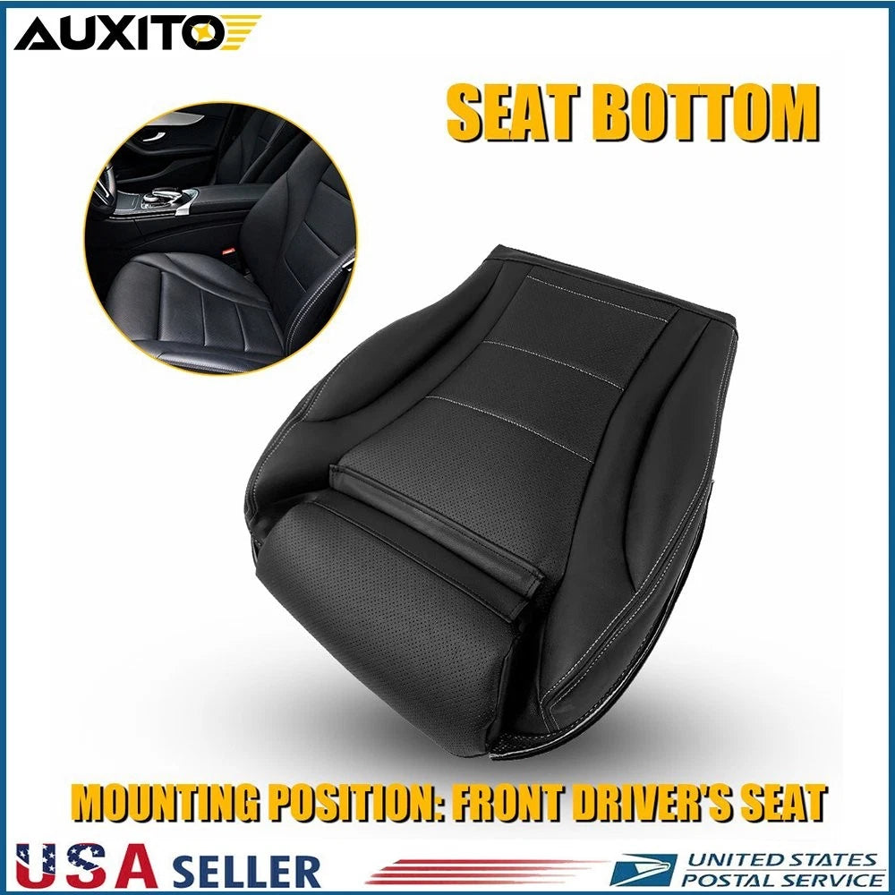 Driver Bottom Leather Seat Cover for Mercedes Benz C300 C350 (2015–2021)
