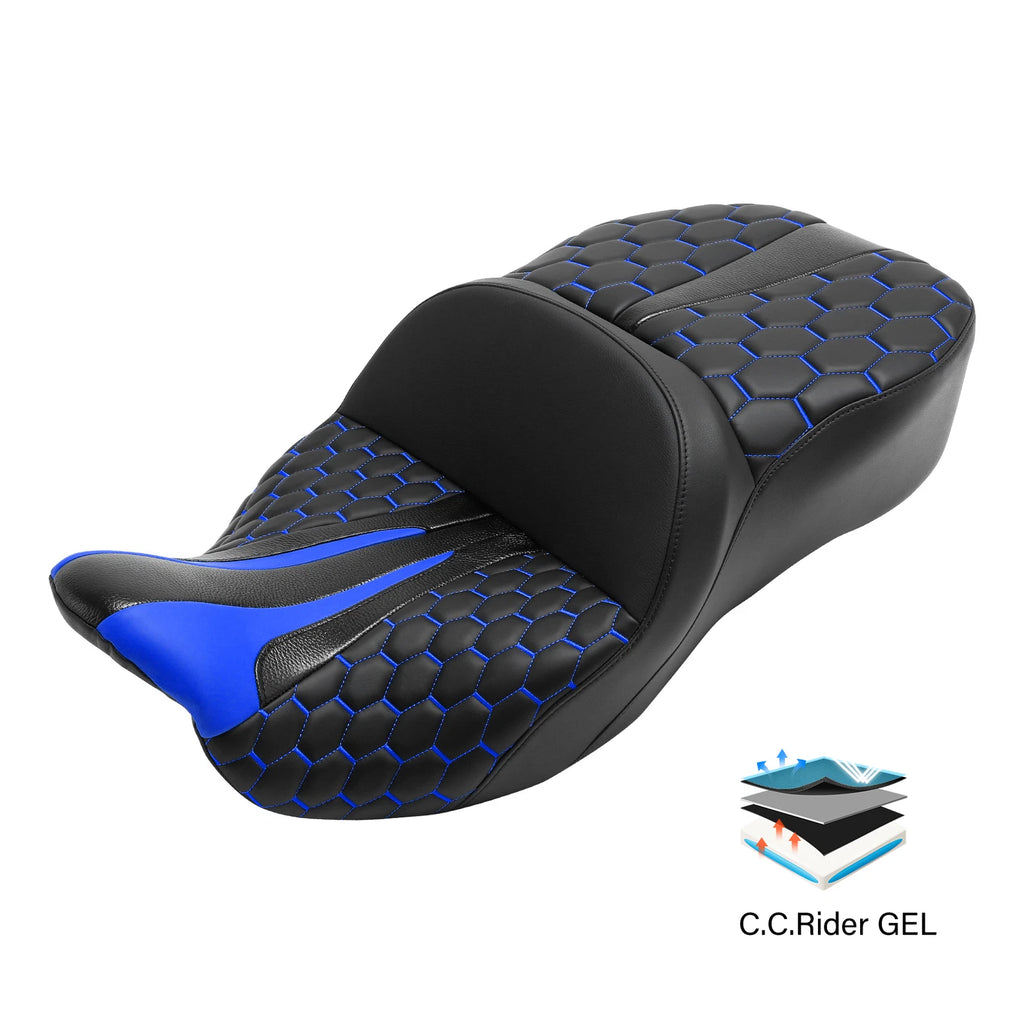 Gel Seat for Harley Touring Road King Glide (2009–2023)