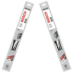 Front Pair Bosch Eco Wiper Blades Set for Nissan Pulsar N10 4cyl 1980~1985