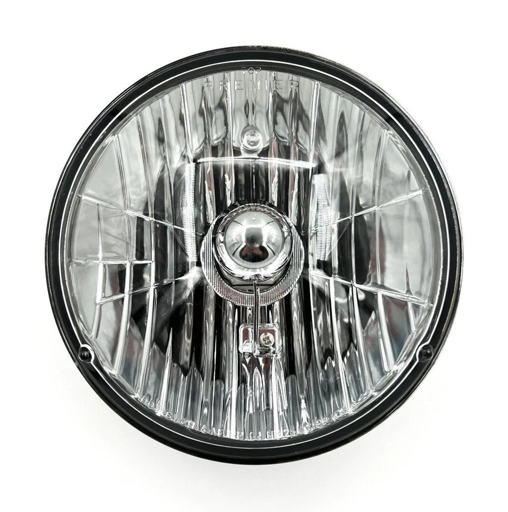 Round Crystal Halogen H4 Headlight for Motorcycle 7 Inch (Universal 7–Inch)