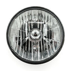 Round Crystal Halogen H4 Headlight for Motorcycle 7 Inch (Universal 7–Inch)