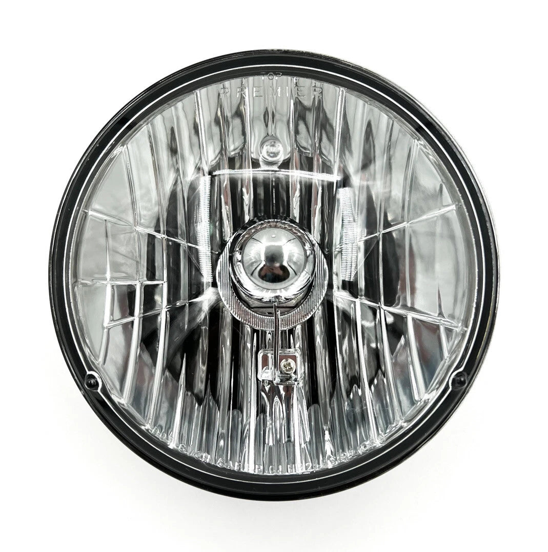 Round Crystal Halogen H4 Headlight for Motorcycle 7 Inch (Universal 7–Inch)