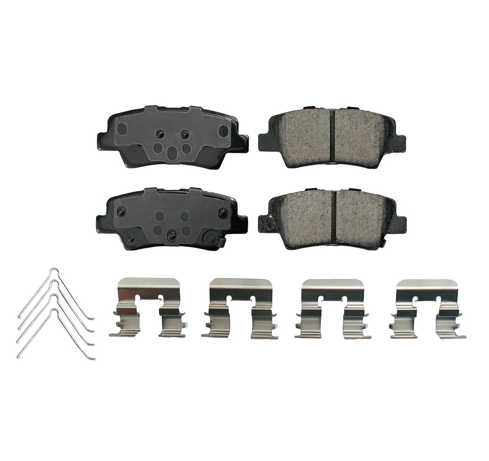 Rear Brake Kit Set of 4 Drilled Rotors Akebono Ceramic Pads for Elantra GT (2013–2017)