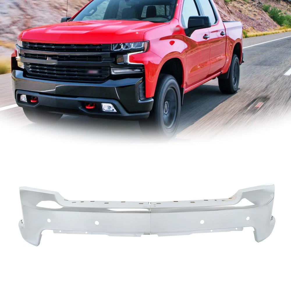 Chrome Steel Front Lower Bumper for Chevrolet Silverado 1500 (2019–2022)