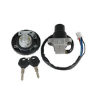Fuel Gas Cap Ignition Key Switch Lock Set for Kawasaki KMX125 KMX200 (1986–2000)
