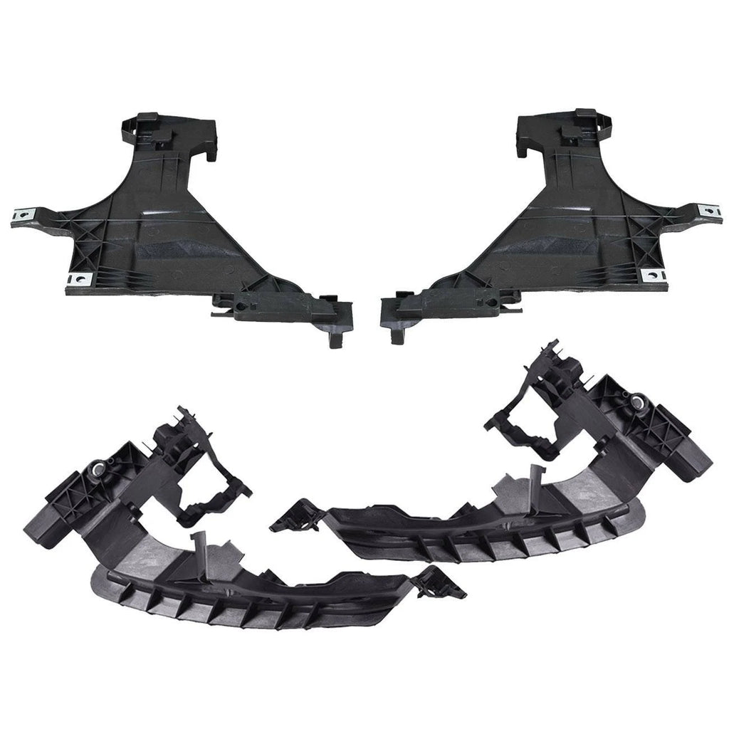 Set of 4 Front Headlight Mount Support Plates for Audi A4 S4 (2013–2016)