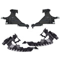Set of 4 Front Headlight Mount Support Plates for Audi A4 S4 (2013–2016)