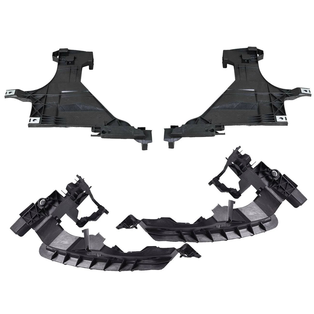 Set of 4 Front Headlight Mount Support Plates for Audi A4 S4 (2013–2016)