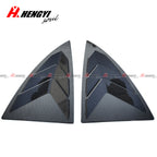 Carbon Look Side Window Louver Shutter Cover Trim for Tesla Model Y (2019–2026)