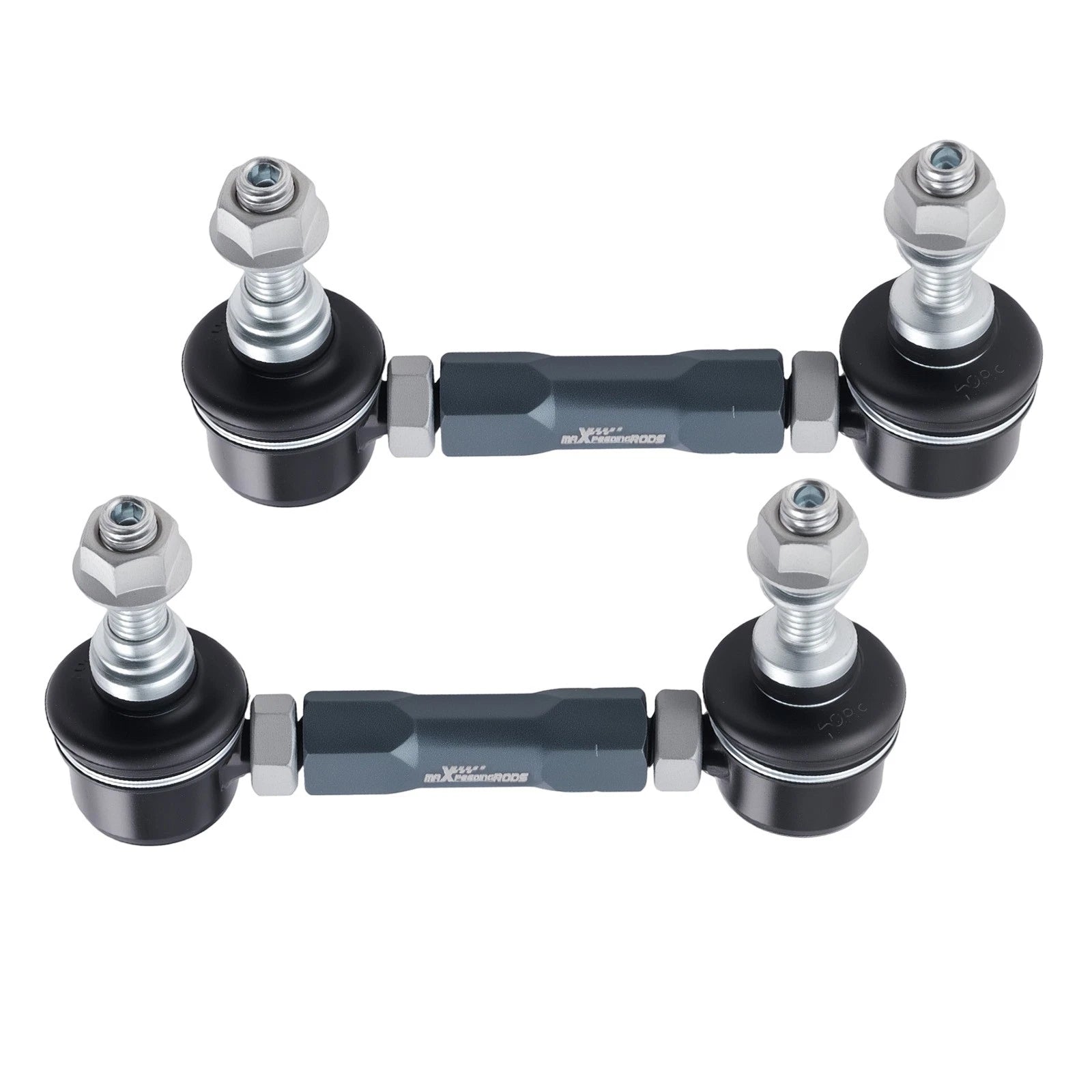 Adjustable Front Sway Bar Link Kit for Universal Fit (137-160mm)