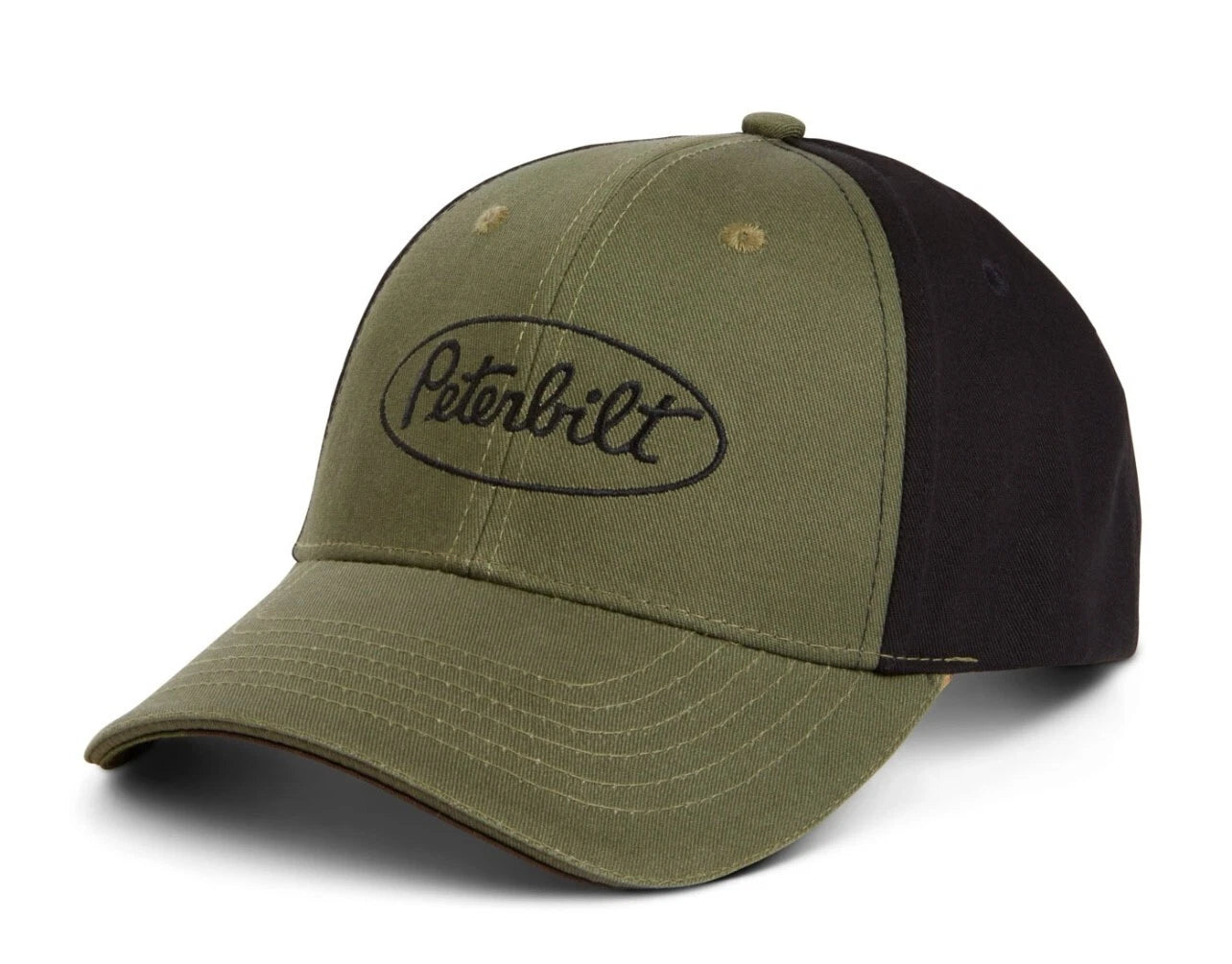 Mesh Cap for Peterbilt Motors (Green/Black)