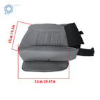 Driver Bottom Cloth Seat Cover for Dodge Ram 2500 3500 (2006–2009) Gray
