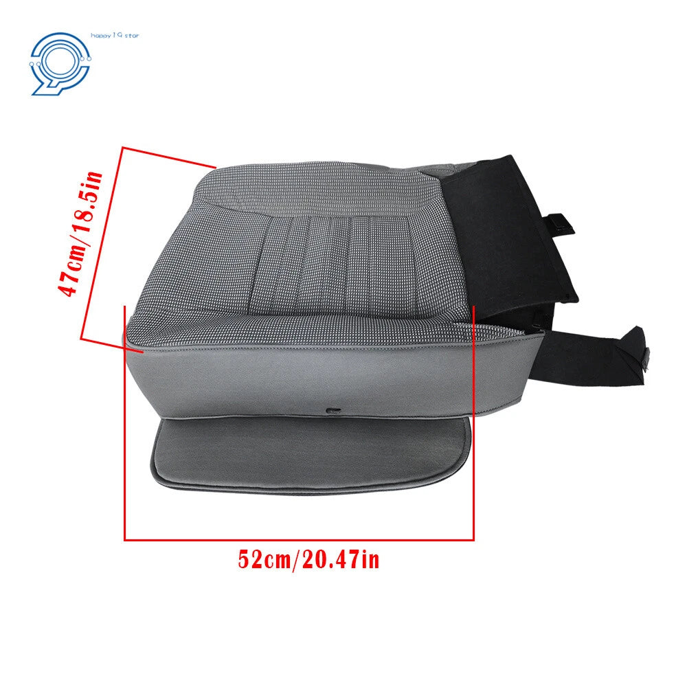 Driver Bottom Cloth Seat Cover for Dodge Ram 2500 3500 (2006–2009) Gray