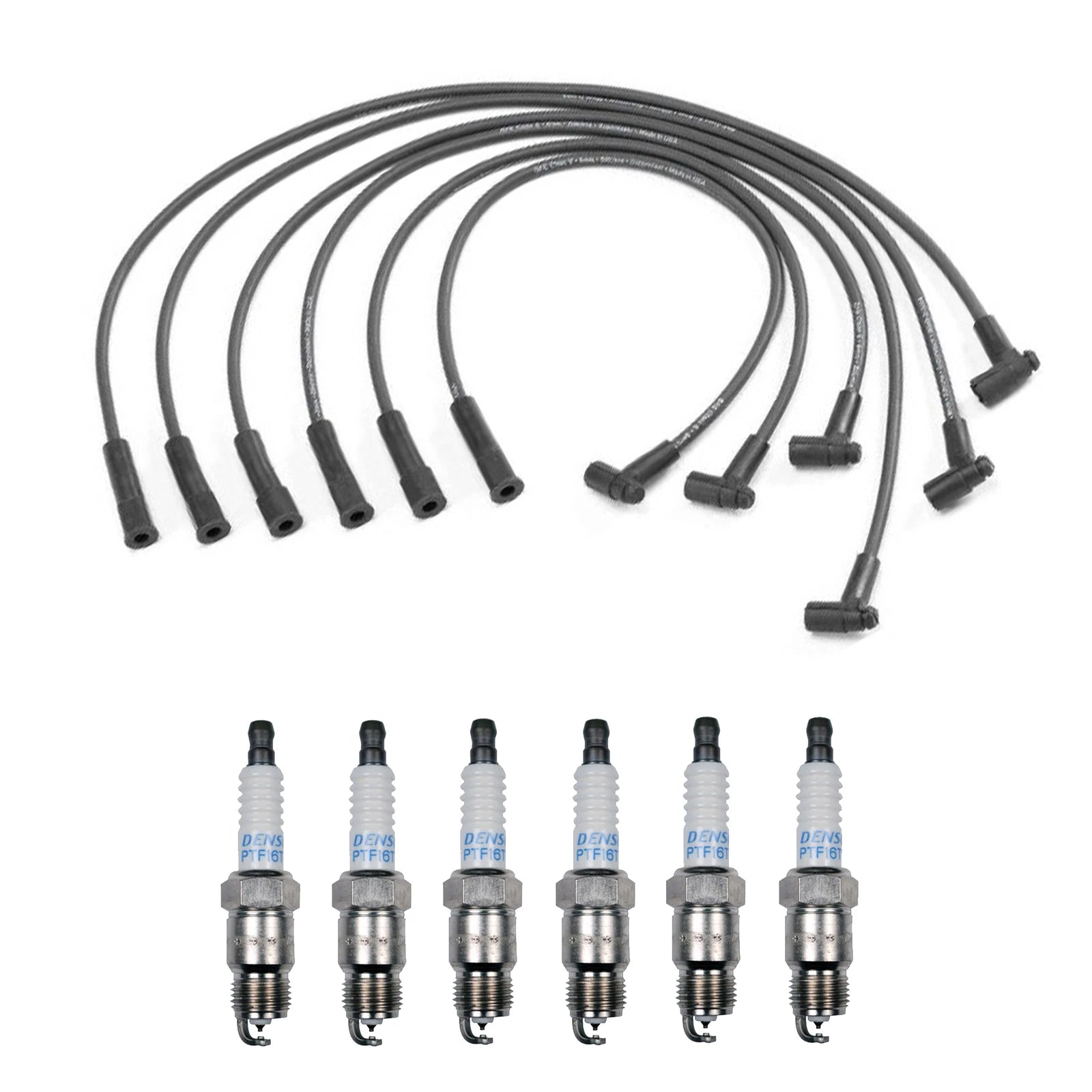 Denso Wire Set & 6 Platinum TT Spark Plugs for GM 3.8L 4.1L V6
