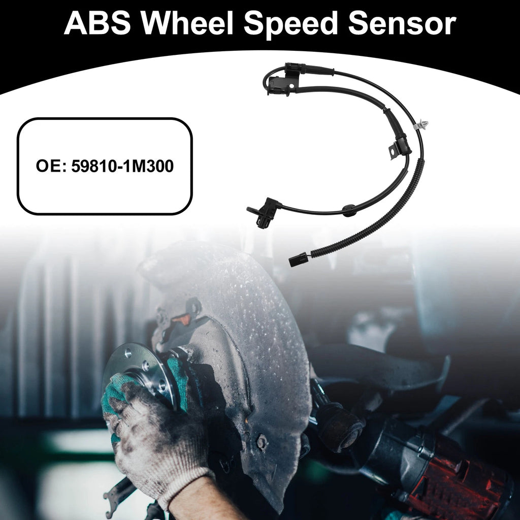 ABS Wheel Speed Sensor No. 59810-1M300 for Kia Forte (2010–2013) Rear Left