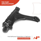 2X Front Lower Control Arm with Ball Joint for Chevy Pontiac