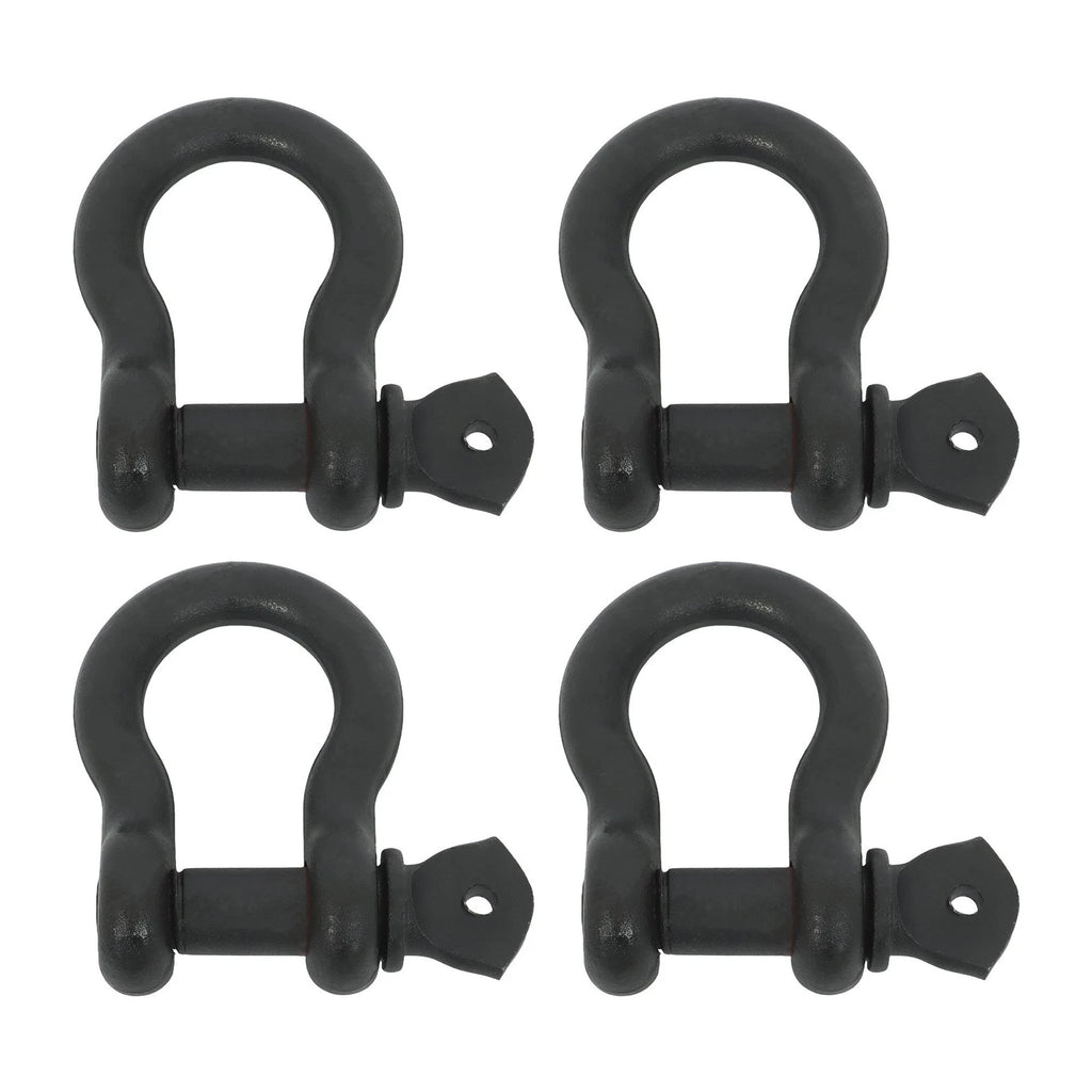 Set of 4 Bow-Shaped D-Ring Shackles for Off-Road Vehicles (YYYY–YYYY)